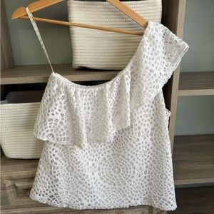 Lilly Pulitzer One Shoulder Top Size M